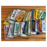 (50) Mini License Plates