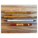 (4) Pioneer, MM, Case Pencils