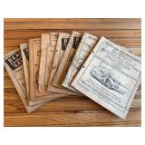 (8) John Deere Manuals