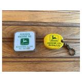 (2) John Deere Tape Measures