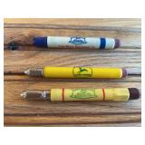 (3) John Deere Bullet Pencils