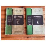 (2) John Deere Tractor Operators Manuals