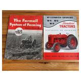 (2) IH Farmall + McCormick-Deering Tractor Sales Literature