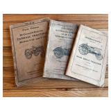 (3) IHC McCormick-Deering + Farmall Tractor Manuals
