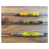 (3) John Deere Bullet Pencils