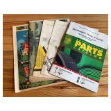 (5) John Deere Parts Catalog + Sales Flyers