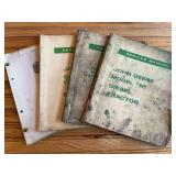 (4) John Deere Tractor + Power Unit Manuals