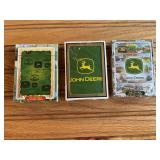 (3) John Deere Playing Cards