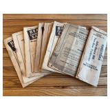 (8) John Deere Manuals