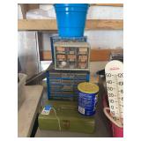 Workshop Hardware Assortment with Storage Organizers and Torch Kit