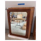 Set of 2 Royal Teak Wooden Wall Mirror Style No. WF5723/MR