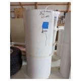 Rolled White PVC Coated Aluminum Material, 24 x 50