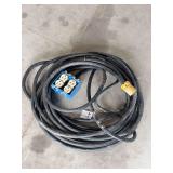 Heavy Duty Extension Cord with Dual Outlet Box