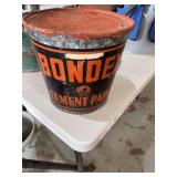 Bondex Cement Paint Metal Bucket 25 Lbs Net