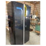 Husky Black Metal Storage Cabinet with Keys