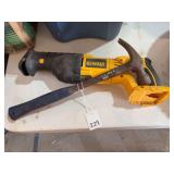 Dewalt 18V Cordless Reciprocating Saw and Claw Hammer Lot