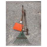 Assorted Long-Handled Garden and Yard Tools