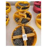 Assorted Nails and Screws in Stacker Portable Storage Organizer