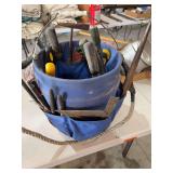 Rubbermaid Tool Caddy Organizer with Assorted Hand Tools