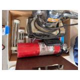 Craftsman Sander, Fire Extinguisher, and Miscellaneous Tools Lot