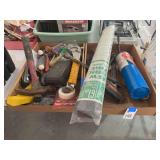 Assorted Hand Tools, Propane Torch, and Screening Lot