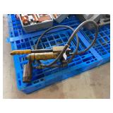 Enerpac Model P-18 Hydraulic Hand Pump with Hose and Cylinder