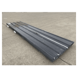 New Black Metal Roof Panels