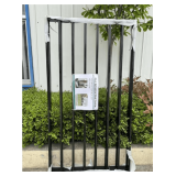 Black Galvanized Steel Fencing