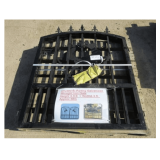 Unused Bi-Parting Galvanized Wrought Iron Gate