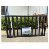Black Welded Galvanized Steel Fencing