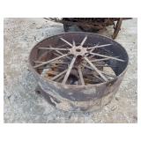 (2) Steel Wheels