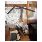 Assorted Workshop Tools, Stationery, and Sports Equipment Lot