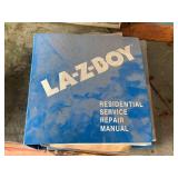 La-Z-Boy Residential Service Repair Manual and Assorted User Manuals in Binder