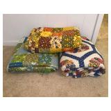 Collection of Three Assorted Patterned Quilts