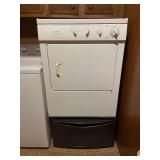 Frigidaire Gallery Heavy Duty Gas Dryer with Kenmore Elite Pedestal