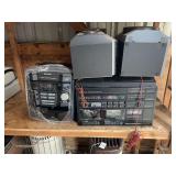 Crosley Stereo Integrated Music System and Sharp Mini Component System with Speakers