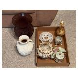 Assorted Decorative Porcelain and Glassware Collection