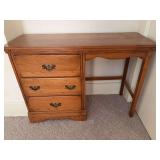 Wooden Writing Desk with Three Drawers