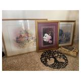Framed Prints and Wall Decor Assortment