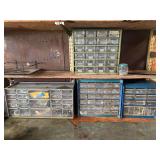 Assorted Small Parts Organizers with Hardware