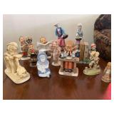 Collection of Porcelain Figurines Including Napco and Goldscheider