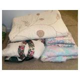 Assorted Decorative Bedding and Quilt Lot