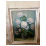 Original Floral Still Life Oil Painting on Wabash Canvas Panel