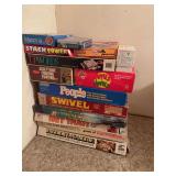 Assorted Tabletop and Board Games Lot including Upwords, Apples to Apples, and Mancala
