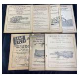 (7) John Deere Manuals
