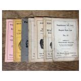 (7) Massey-Harris + Wallis Tractor Manuals