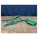 (2) 1/16 John Deere 220 Flex Disk + Mower Conditioner Ertl