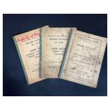 (3) John Deere Tractor Repair Catalogs