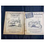 (2) John Deere G Tractor Manuals