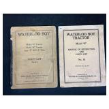 (2) Waterloo Boy Tractor Manuals